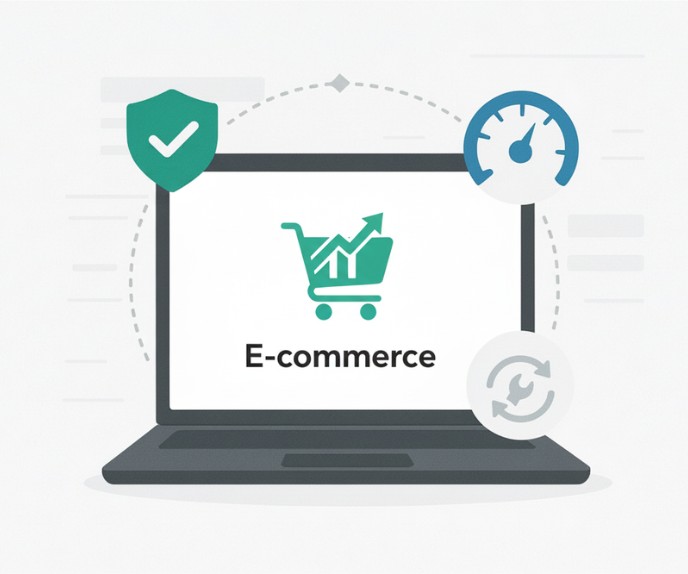 E commerce website maintenance