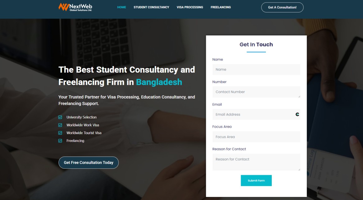 NextWeb Global Website