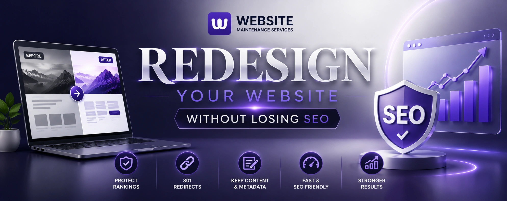 How to redesign a website without losing SEO with 301 redirects, SEO preservation, and safe website migration best practices.